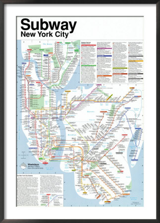 New York Subway Map by John Tauranac Pricing Limited Edition Print image