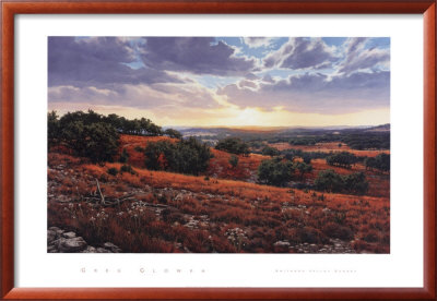 Smithson Valley Sunset by Greg Glowka Pricing Limited Edition Print image