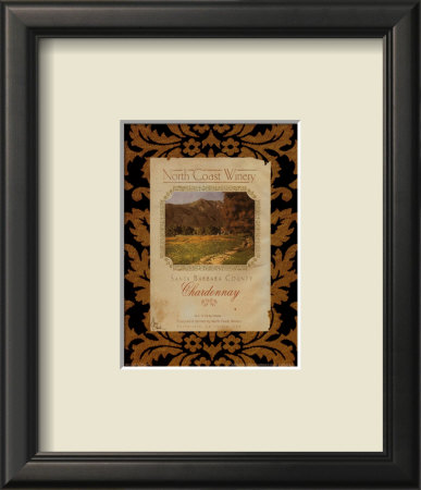 California Wine Labels Iv by Mary Elizabeth Pricing Limited Edition Print image