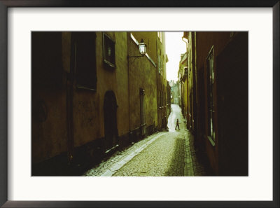 Narrow Street In Stockholm by Cotton Coulson Pricing Limited Edition Print image
