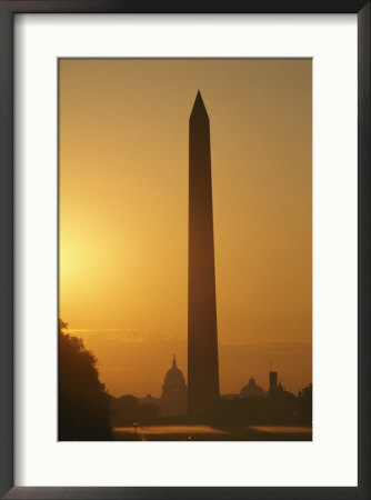 View Looking East Towards The Washington Monument, The Capitol, And Smithsonian Institution Buildin by Brian Gordon Green Pricing Limited Edition Print image