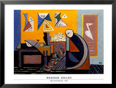 Melancholie 1948 by Werner Gilles Pricing Limited Edition Print image