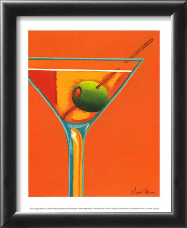 Sunglow Martini I by Michele Killman Pricing Limited Edition Print image