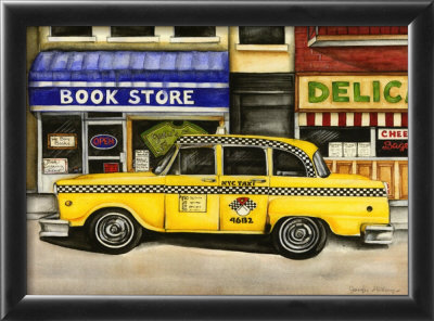 Nyc Taxi 46B2 by Jennifer Goldberger Pricing Limited Edition Print image