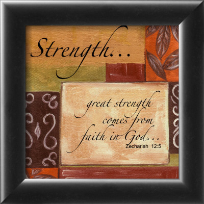 Words To Live By, Decor***Strength by Debbie Dewitt Pricing Limited Edition Print image