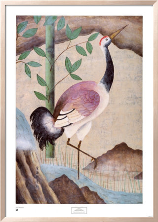 Cranes And Water Lilies I, 1991 by Charles Hollis Jones Pricing Limited Edition Print image