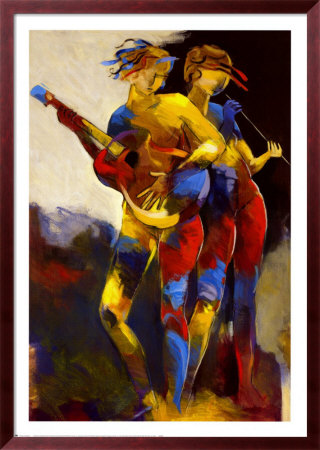 Artist Duet by Len Abbott Pricing Limited Edition Print image
