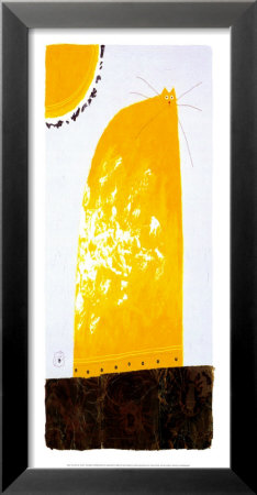 Yellow Cat by Govinder Nazran Pricing Limited Edition Print image