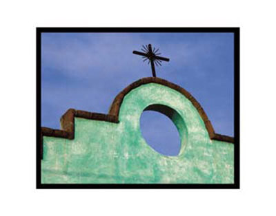 Green Wall With Cross by Douglas Steakley Pricing Limited Edition Print image