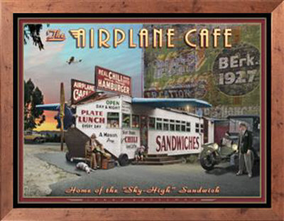 Airplane Cafe by Larry Grossman Pricing Limited Edition Print image