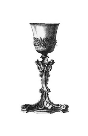 Black And White Goblet Iv by Giovanni Giardini Pricing Limited Edition Print image