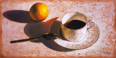 Coffee And An Orange by Tania Darashkevich Pricing Limited Edition Print image