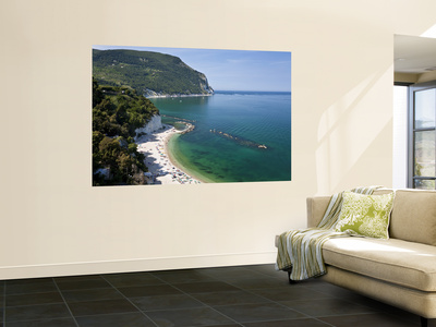 Beach, Sirolo, Marche, Italy by Peter Adams Pricing Limited Edition Print image