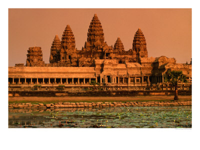 Angkor Wat At Dawn., Angkor, Siem Reap, Cambodia by John Banagan Pricing Limited Edition Print image