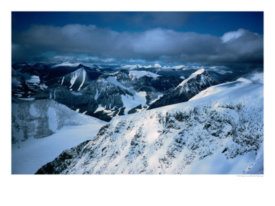 A View From The South Peak Of Kebnekaise, Lapland, Sweden by Graeme Cornwallis Pricing Limited Edition Print image