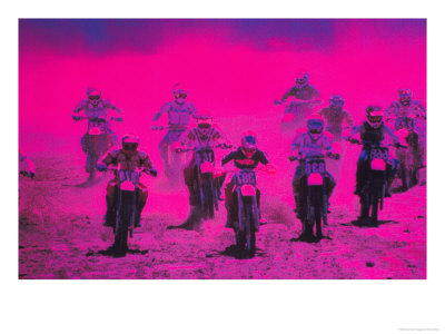 Motocross Racing by Harold Wilion Pricing Limited Edition Print image