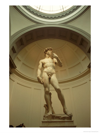 Michelangelo's David, Rome, Italy by Michelangelo Buonarroti Pricing Limited Edition Print image