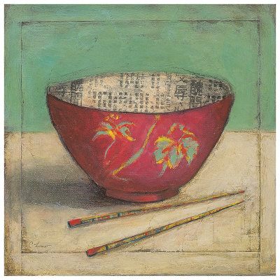 Red Bowl by Claire Lerner Pricing Limited Edition Print image