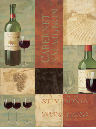 Sonoma Cabernet by Fabrice De Villeneuve Pricing Limited Edition Print image