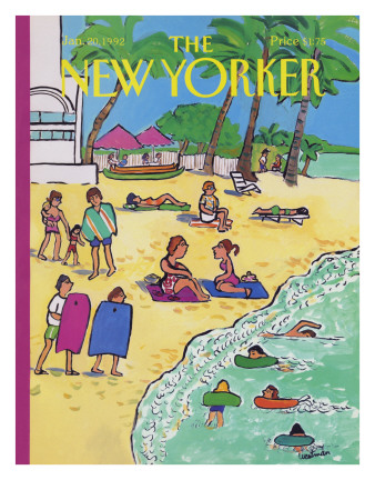 The New Yorker Cover - January 20, 1992 by Barbara Westman Pricing Limited Edition Print image