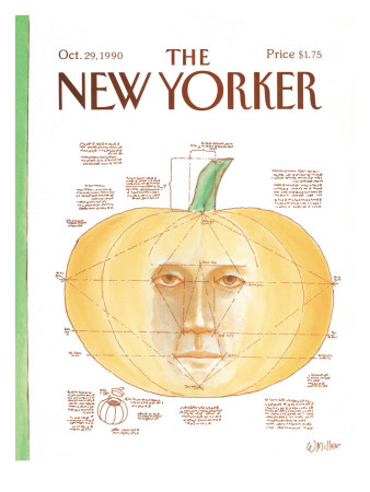 The New Yorker Cover - October 29, 1990 by Warren Miller Pricing Limited Edition Print image