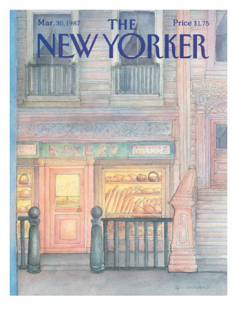 The New Yorker Cover - March 30, 1987 by Iris Vanrynbach Pricing Limited Edition Print image