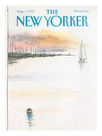The New Yorker Cover - August 5, 1985 by Arthur Getz Pricing Limited Edition Print image