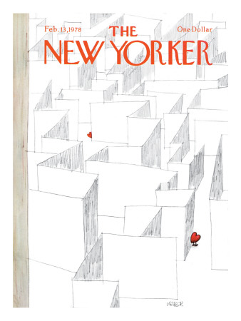 The New Yorker Cover - February 13, 1978 by Robert Weber Pricing Limited Edition Print image