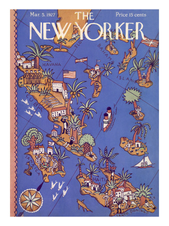 The New Yorker Cover - March 5, 1927 by Ilonka Karasz Pricing Limited Edition Print image