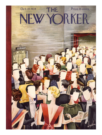 The New Yorker Cover - October 27, 1934 by Constantin Alajalov Pricing Limited Edition Print image