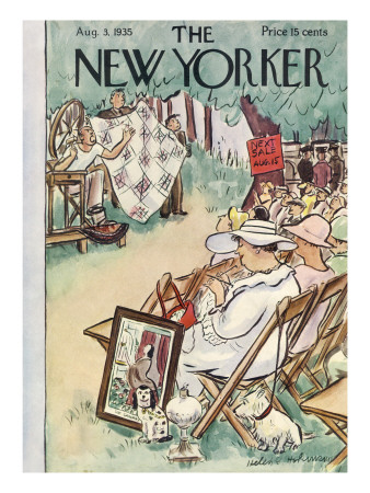 The New Yorker Cover - August 3, 1935 by Helen E. Hokinson Pricing Limited Edition Print image