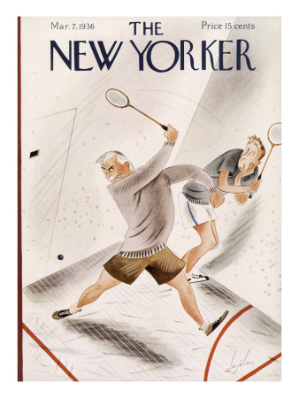 The New Yorker Cover - March 7, 1936 by Constantin Alajalov Pricing Limited Edition Print image
