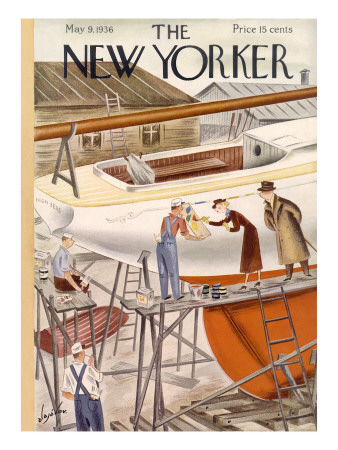 The New Yorker Cover - May 9, 1936 by Constantin Alajalov Pricing Limited Edition Print image