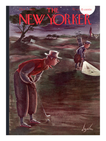 The New Yorker Cover - October 1, 1938 by Constantin Alajalov Pricing Limited Edition Print image