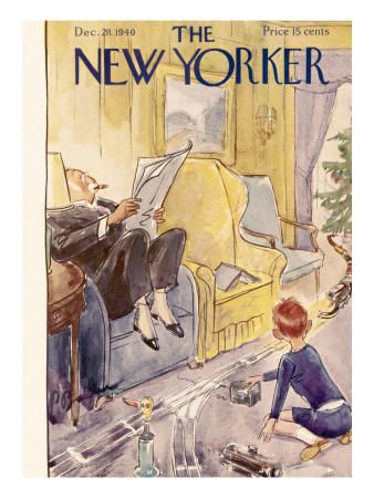 The New Yorker Cover - December 28, 1940 by Perry Barlow Pricing Limited Edition Print image