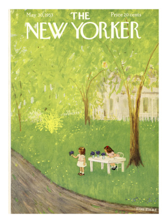 The New Yorker Cover - May 30, 1953 by Edna Eicke Pricing Limited Edition Print image