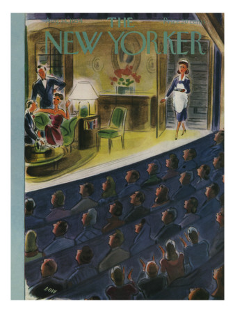 The New Yorker Cover - August 14, 1954 by Leonard Dove Pricing Limited Edition Print image
