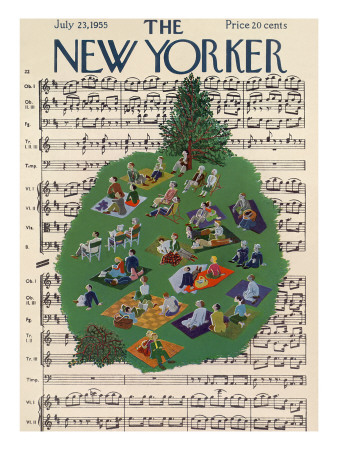 The New Yorker Cover - July 23, 1955 by Ilonka Karasz Pricing Limited Edition Print image