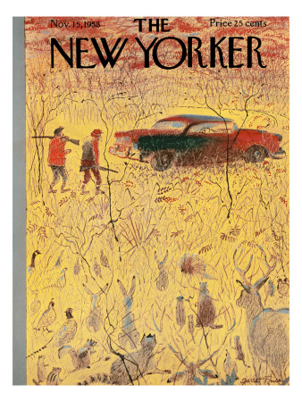 The New Yorker Cover - November 15, 1958 by Garrett Price Pricing Limited Edition Print image