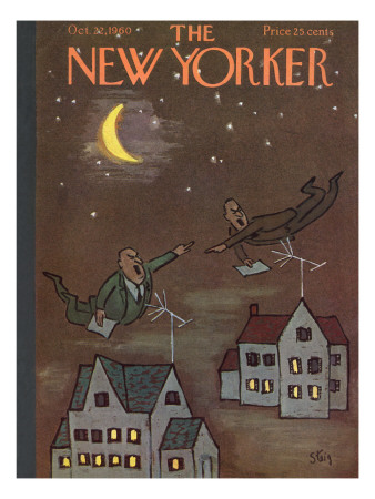 The New Yorker Cover - October 22, 1960 by William Steig Pricing Limited Edition Print image