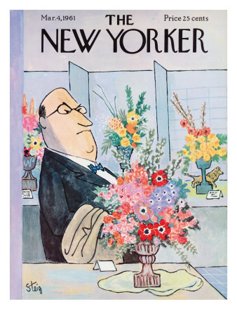 The New Yorker Cover - March 4, 1961 by William Steig Pricing Limited Edition Print image