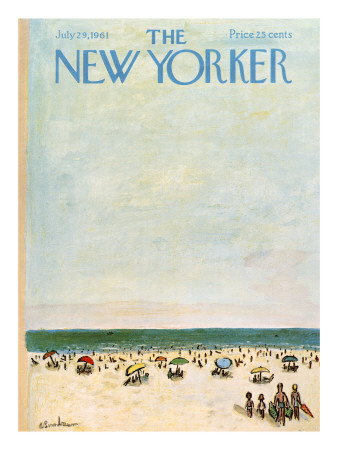 The New Yorker Cover - July 29, 1961 by Abe Birnbaum Pricing Limited Edition Print image