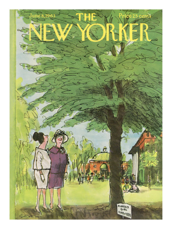 The New Yorker Cover - June 8, 1963 by Charles Saxon Pricing Limited Edition Print image