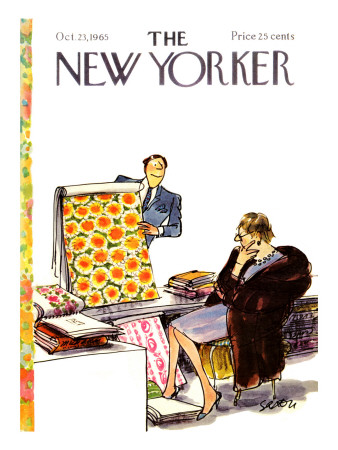 The New Yorker Cover - October 23, 1965 by Charles Saxon Pricing Limited Edition Print image