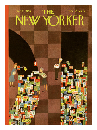 The New Yorker Cover - December 11, 1965 by Charles E. Martin Pricing Limited Edition Print image