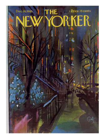 The New Yorker Cover - December 18, 1965 by Arthur Getz Pricing Limited Edition Print image
