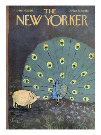 The New Yorker Cover - June 4, 1966 by William Steig Pricing Limited Edition Print image