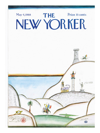 The New Yorker Cover - May 4, 1968 by Saul Steinberg Pricing Limited Edition Print image