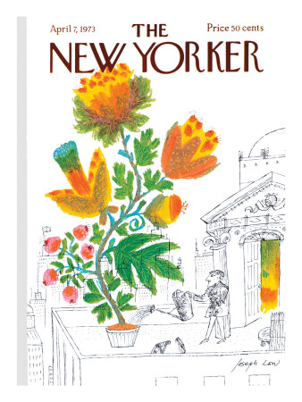 The New Yorker Cover - April 7, 1973 by Joseph Low Pricing Limited Edition Print image