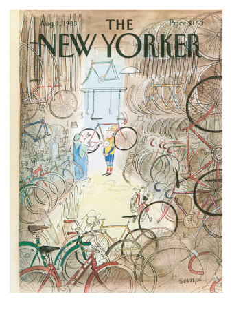 The New Yorker Cover - August 1, 1983 by Jean-Jacques Sempe Pricing Limited Edition Print image